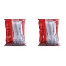 Kit de Garfo para Refeição Reforçado 17,7cm Cristal Mexa Bem 2 Pacotes com 50 unidades