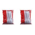 Kit de Garfo para Refeição Reforçado 17,7cm Cristal Mexa Bem 2 Pacotes com 50 unidades