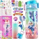 Kit de garrafas de água Arts & Crafts BOOH Mermaid Girls 4-12 anos