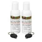 Kit de Gel GLO GERM Mini, pacote com 2 unidades, 60 ml, chaveiros UV