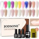 Kit de Gel Nail Builder JODSONE - 22 Unidades com Base, Top Coat e Adesivos