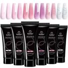 Kit de gel para unhas Beetles Poly Nail Gel 6 cores Rose Love