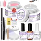 Kit de gel para unhas Builder SAVILAND de secagem rápida com mini luz UV