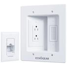 Kit de gerenciamento de cabos ECHOGEAR TV Cord Hider para TV de parede