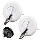 Kit de gerenciamento de cabos VCELINK Brush in Wall para TV montada na parede