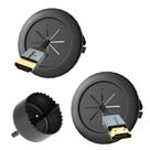 Kit de gerenciamento de cabos VCELINK In-Wall de 62 mm para TV Black, pacote com 2 Kit de gerenciamento de cabos VCELINK In-Wall de 62 mm para TV Black, pacote com 2