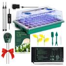 Kit de Germinação GROWFRIEND com Bandeja de 40 Células e Luzes de Cultivo