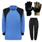 Kit de Goleiro Camisa + Calça Acolchoada + Luva ADULTO