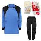 Kit De Goleiro TRB + Luva De Goleiro Infantil Internacional DRB Goalkeeper
