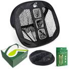 Kit de golfe Go For It Golf com rede de corte e 25 camisetas de madeira