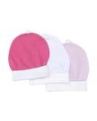 Kit de Gorros em Malha - 3 Unidades Feminino