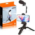 Kit de Gravação 5 x 1 Com Tripe, Suporte, Led, Microfone E Controle OR PL04