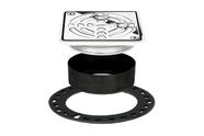Kit de grelha de chuveiro Schluter Kerdi-Drain Classic Chrome Square