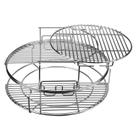 Kit de Grelha em Aço Inoxidável de 5 Peças para Churrasqueira Grande Burly Grill Kit de Grelha em Aço Inoxidável de 5 Peças para Churrasqueira Grande Burly Grill