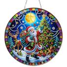 Kit de grinaldas de pintura de arte com diamantes de Natal Papai Noel-1