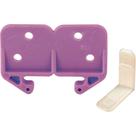 Kit de guia de gaveta PRIME-LINE R 7130 roxo 3/32x1-3/16"
