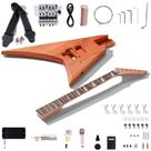 Kit de guitarra elétrica Leo Jaymz AL Style Mahogany Body