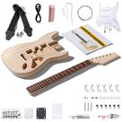 Kit de guitarra elétrica Leo Jaymz DIY ST Style com corpo em Paulownia