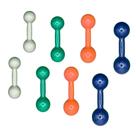 Kit de Halteres Revestidos Em PVC - Par de 2,3,4 e 5 Kg