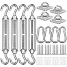 Kit de hardware Shade Sail de 6 polegadas para retângulo triangular