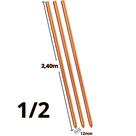 Kit de Haste de Aterramento 1/2" (12mm) x 2,40m - 3 Unidades Kit de Haste de Aterramento 1/2" (12mm) x 2,40m - 3 Unidades