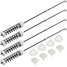 Kit de hastes de suspensão para lavadora Beaquicy W10780048 para Whirlpool
