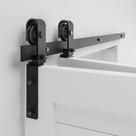 Kit de herrajes para puerta de granero plegable BONIKLUBA de 61 cm