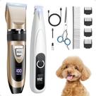 Kit de Higiene 2 em 1 para Cães PAPMINI - Tosquiadeira e Aparador de Patas