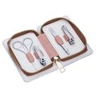 Kit de higiene Bertha Avery, 4 peças de aço cirúrgico com estojo
