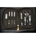 Kit de higiene Breed Katana de 8 peças em aço cirúrgico com estojo
