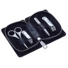 Kit de higiene Breed Sabre de 4 peças em aço cirúrgico com estojo