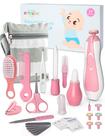 Kit de Higiene e Cuidados para Bebê OTTOLIVES 24 em 1 - Rosa
