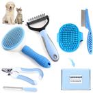 Kit de higiene Lanswood Dog Brush para descartar com pente desemaranhador