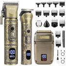Kit de higiene para cortar cabelo Ufree para homens 3 em 1 com aparadores Kit de higiene para cortar cabelo Ufree para homens 3 em 1 com aparadores