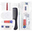 Kit de higiene pessoal HQSLsund 25 conjuntos com escova de dentes e pasta
