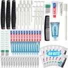 Kit de higiene pessoal Ziliny 60 Set com bolsa reutilizável para homens Charity