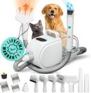 Kit de higiene PetCove 7 em 1 com secador de cabelo para cães e aspirador
