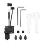 Kit de Hotend P1P/P1S para Impressora 3D Série Bamboo LAB P1, com Ventoinha, Termistor, Aquecedor Cerâmico, Bicos de Aço Endurecido 0,2/0,4/0,6/0,8 mm e Substituição do Bloco de Aquecimento do Extrusor