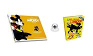 Kit de HQs Os Anos de Ouro de Mickey Mouse contra o Mancha Negra e Manual do Mickey Quadrinhos Walt Disney Edição de Colecionador Capa Dura