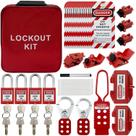 Kit de identificação de bloqueio Loto elétrico SAFBY com bloqueio de disjuntor de fixação Kit de identificação de bloqueio Loto elétrico SAFBY com bloqueio de disjuntor de fixação