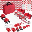 Kit de identificação de bloqueio VEVOR Electrical 47 unidades com cadeados e muito mais Kit de identificação de bloqueio VEVOR Electrical 47 unidades com cadeados e muito mais