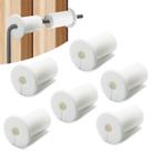 Kit de ilhós de parede BOPOREAE Starlink 6 peças de silicone branco