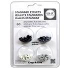 Kit de Ilhóses Padrão We R Memory Keepers Standard Eyelets Tons de Preto
