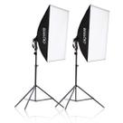 Kit de Iluminação 2 Softbox 50 x 70 e 2 tripés para foto e vídeo