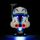 Kit de iluminação BRIKSMAX para capacete LEGO-75349 Captain Rex