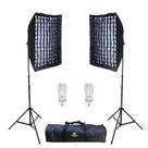 Kit De Iluminação Contínua Agata Ii Com Grid 110v Kit De Iluminação Contínua Agata Ii Com Grid 110v
