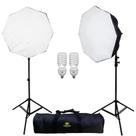 Kit de Iluminação contínua Greika AGATA III com 2 lâmpadas (220V)