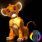 Kit de iluminação LocoLee LED compatível com Lego Young Simba Lion King
