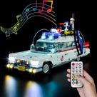 Kit de iluminação para Lego Ghostbusters ECTO-1 10274 com som RC