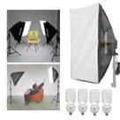 Kit de Iluminação Softbox 50x70cm TudoPraFoto + 4 Lâmpadas Fluorescentes 135W 5500K